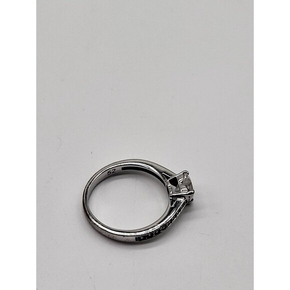 Swarovski Heart Shaped Crystal Ring With Silver-Tone Band - Picture 5 of 15